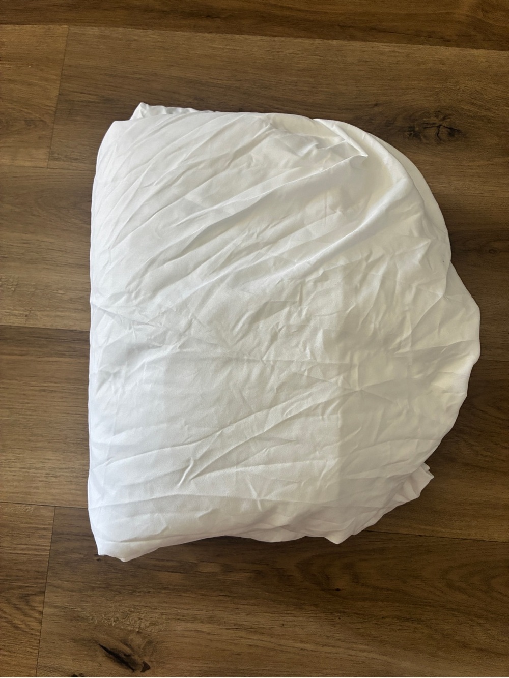 Amazon Basics King Duvet Cover White 108 x 94 Zip Closure Polyester EUC